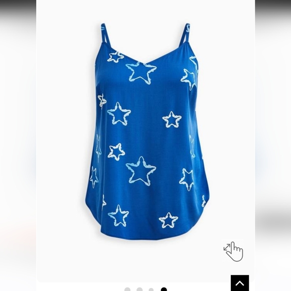 torrid Tops - Torrid Ava Stretch Challis Cami Size 3